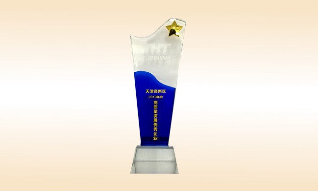 2020年1月-玩球体育公司荣获-天津高新区2019年度高质量发展优秀企业