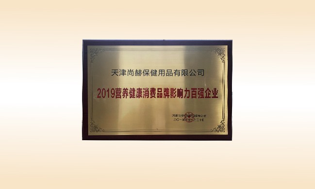 2019年11月-玩球体育公司荣获-2019营养健康消费品牌影响力百强企业