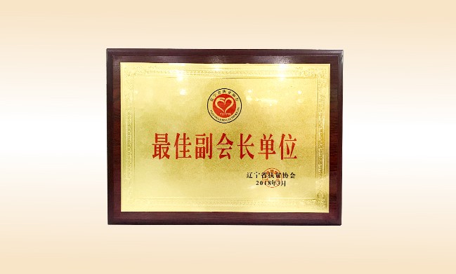 2018年3月-玩球体育公益基金会荣获-辽宁省扶贫协会颁发的最佳副会长单位奖牌