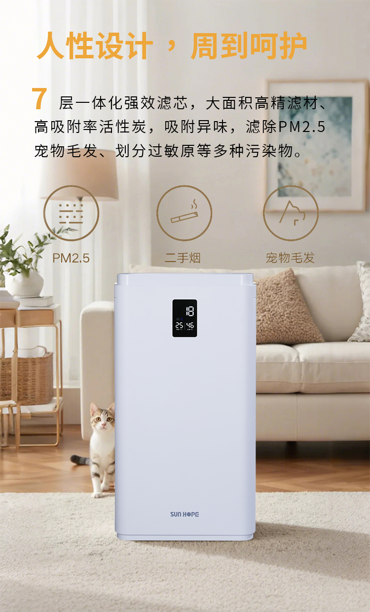 玩球体育空气净化器KJ650F-S01